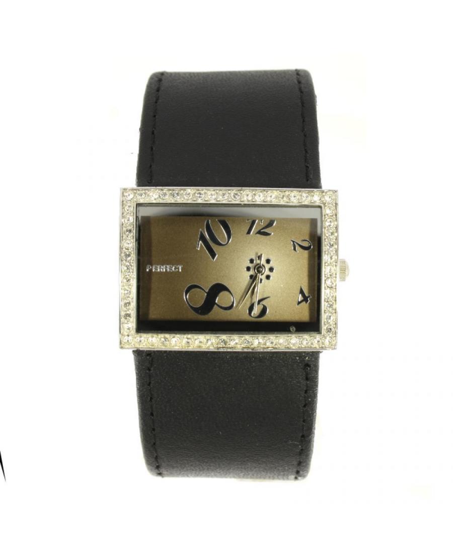 Women Fashion Classic Quartz Watch Perfect PRF-K05-027 Brown Dial