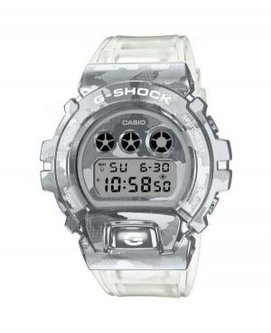 Mężczyźni sportowy Funkcjonalny Diver Japonia kwarcowy cyfrowe Zegarek Timer CASIO GM-6900SCM-1ER G-Shock Szary Dial 50mm