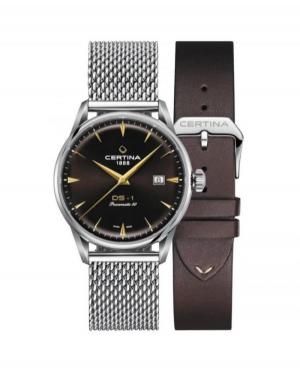 Mężczyźni Luxury Szwajcar automatyczny analogowe Zegarek CERTINA C029.807.11.291.02 Brązowy Dial 40mm