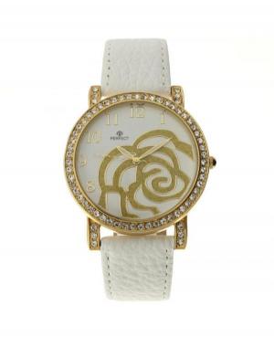 Kobiety Moda klasyczny kwarcowy analogowe Zegarek PERFECT PRF-K05-029 Złota Dial 44mm