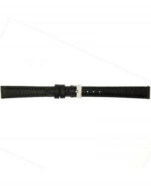 Watch Strap CONDOR Semi-padded Aligator Grain 613R.01.12.W Black 12 mm