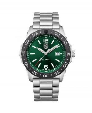 Mężczyźni Diver Szwajcar kwarcowy analogowe Zegarek LUMINOX XS.3137 Zielony Dial 44mm