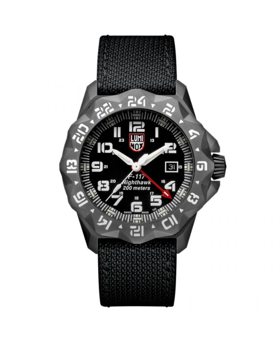Men Diver Luxury Swiss Quartz Analog Watch LUMINOX XA.6421 Black Dial 44mm