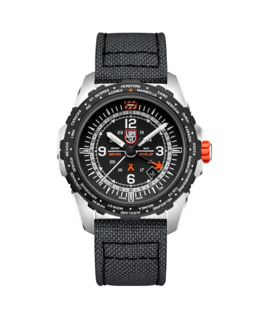 Men Swiss Quartz Watch Luminox XB.3761 Black Dial