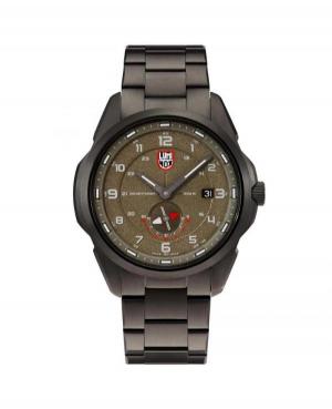 Men Diver Luxury Swiss Quartz Analog Watch LUMINOX XL.1768 Brown Dial 42mm