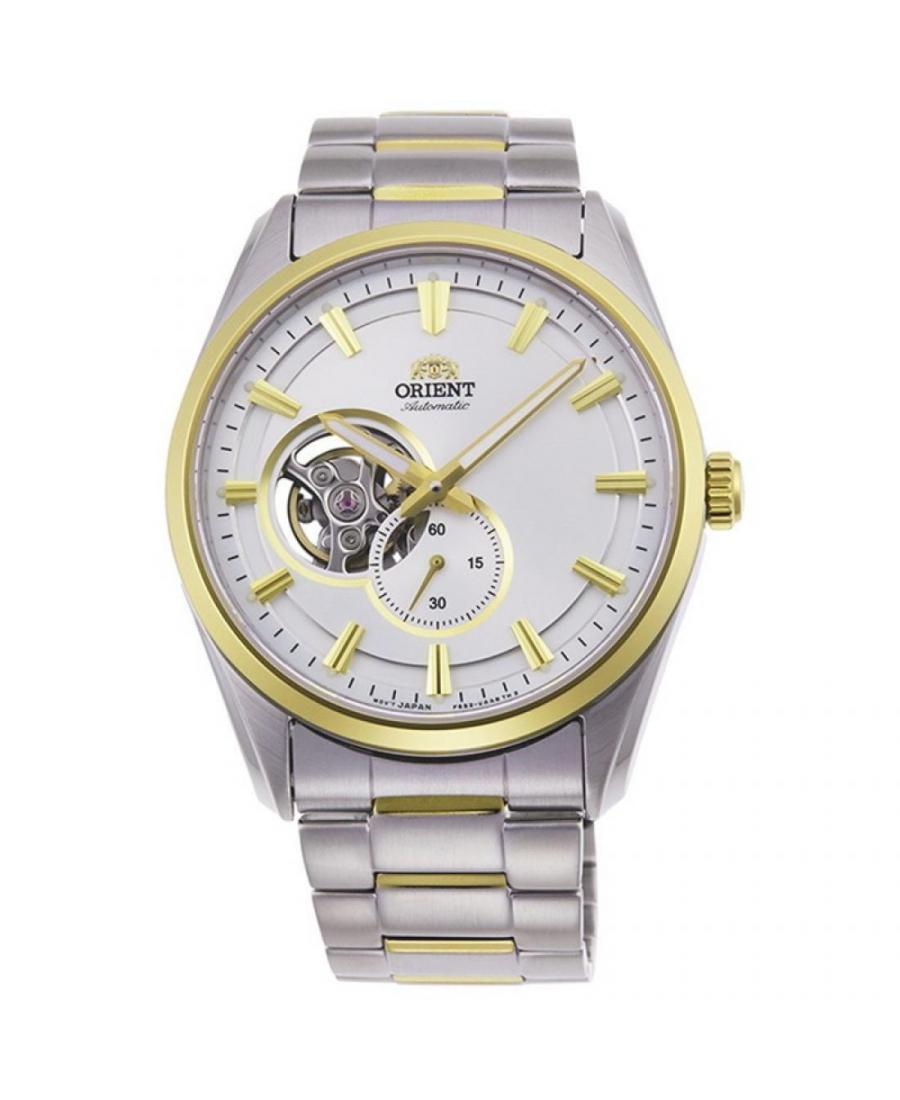 Men Classic Japan Automatic Analog Watch Skeleton ORIENT RA-AR0001S10B Silver Dial 41mm