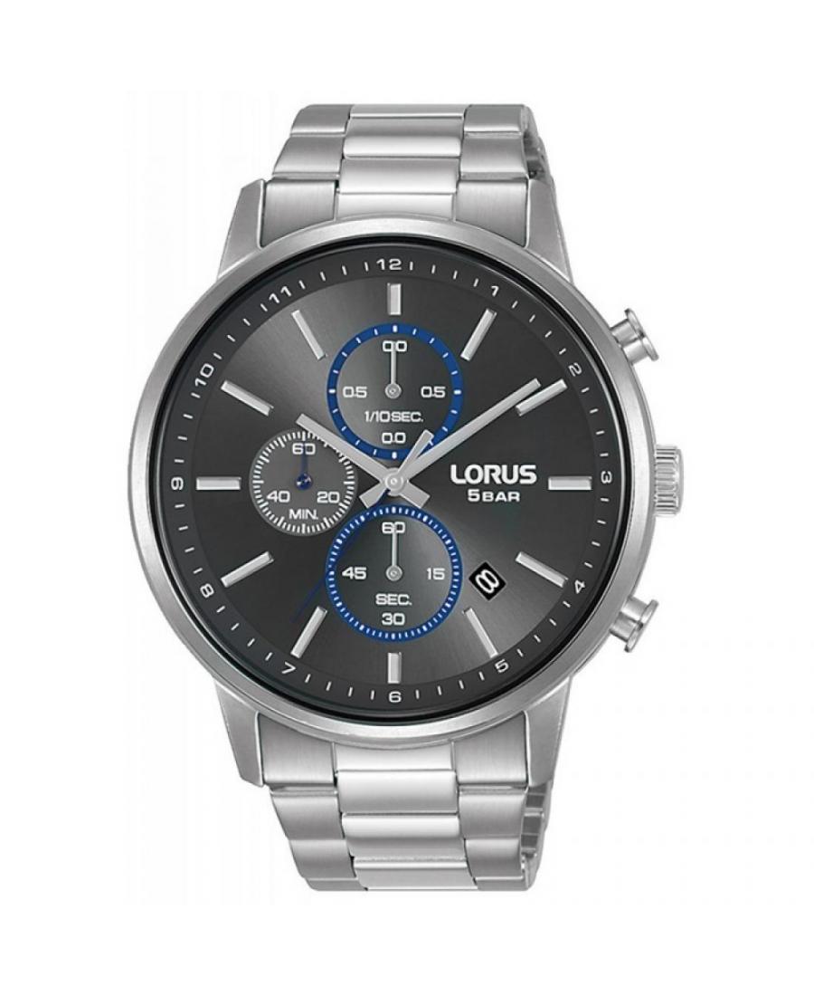 Men Japan Classic Quartz Watch Lorus RM399GX-9 Grey Dial