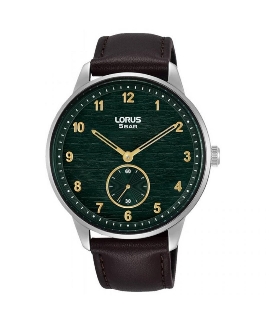 Men Japan Classic Quartz Watch Lorus RN459AX-9 Green Dial