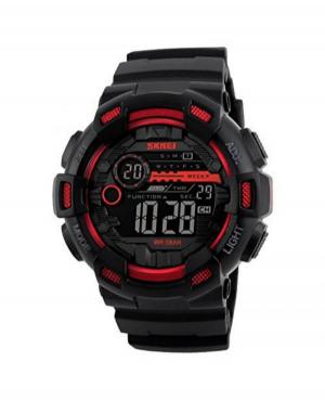 Men Sports Functional Quartz Watch SKMEI 1243 red Black Dial