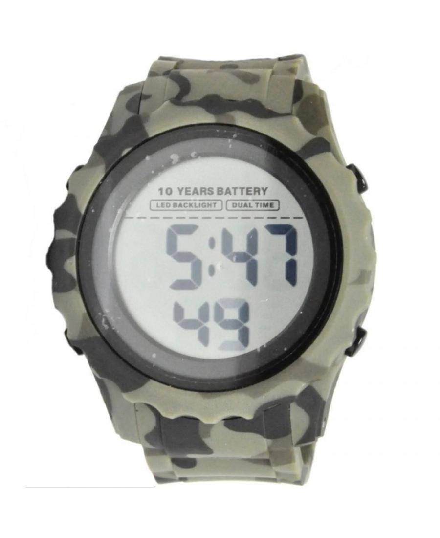 Mężczyźni sportowy Funkcjonalny kwarcowy cyfrowe Zegarek Timer SKMEI 1625CMGN Szary Dial 51mm