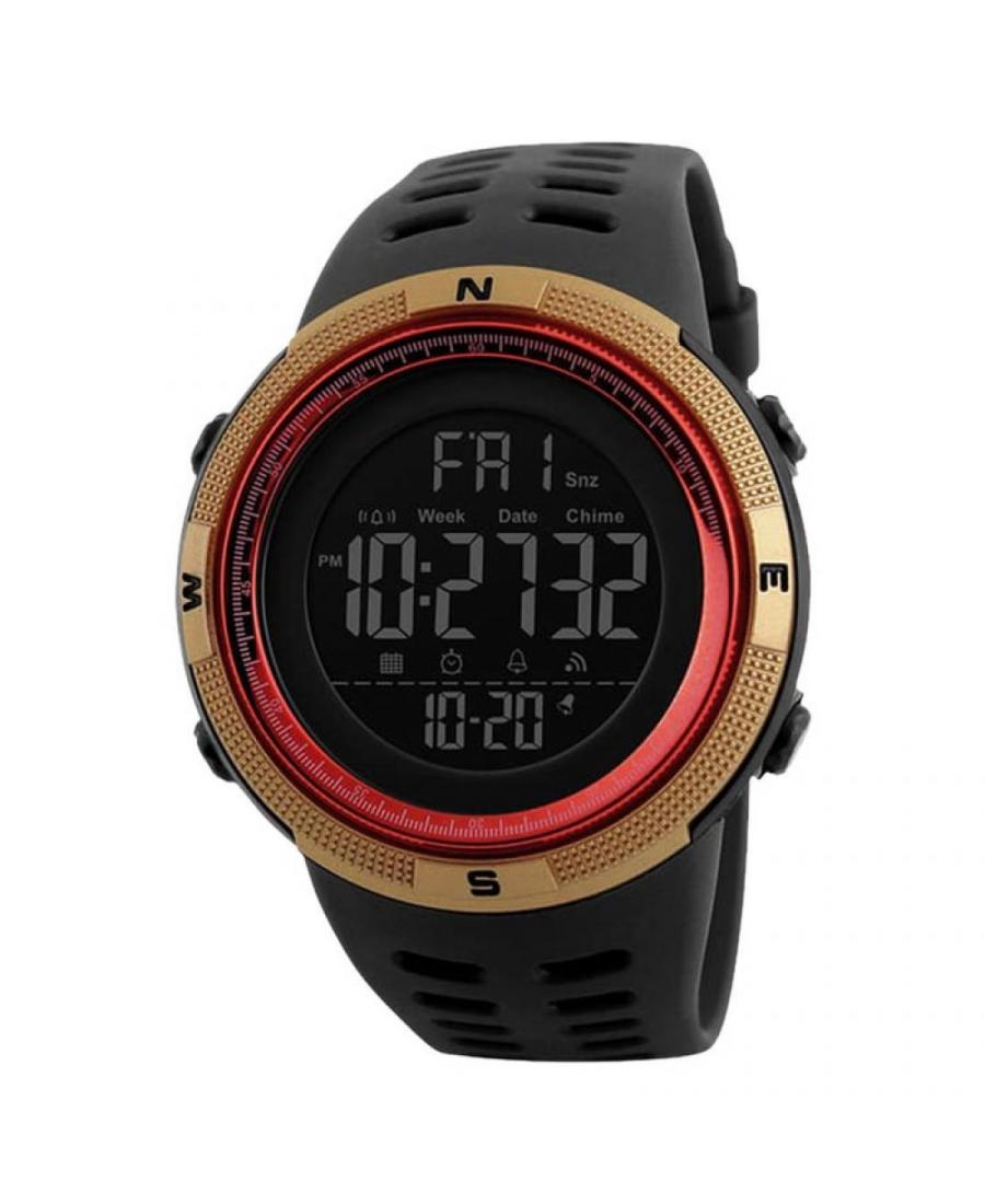 Mężczyźni sportowy Funkcjonalny kwarcowy cyfrowe Zegarek Timer SKMEI 1251GDRD Czarny Dial 49mm