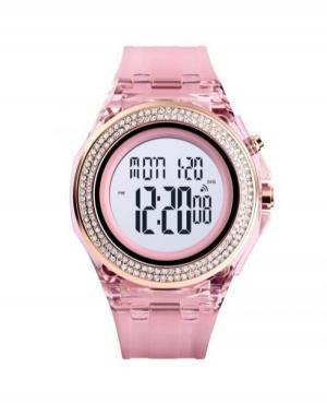 Women Sports Functional Quartz Digital Watch Timer SKMEI 1598RS Grey Dial 46mm