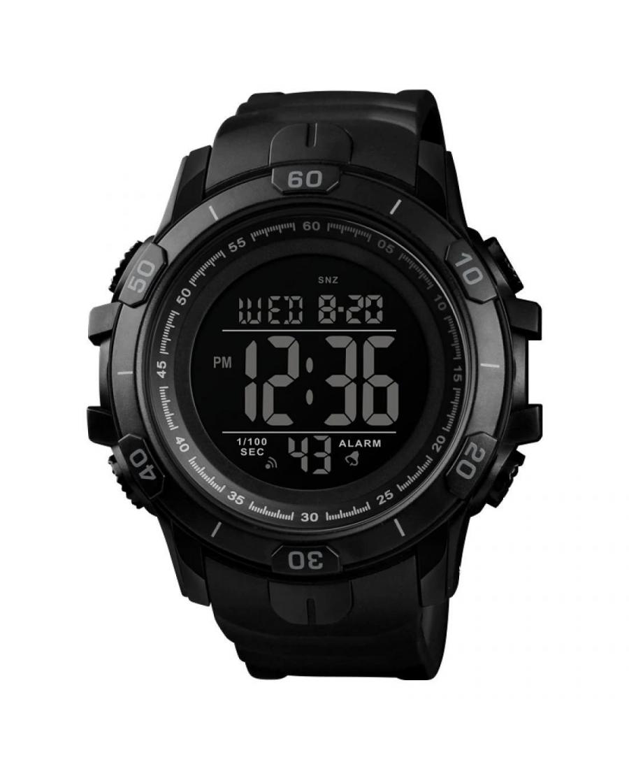Mężczyźni sportowy Funkcjonalny kwarcowy cyfrowe Zegarek Timer SKMEI 1475BK Czarny Dial 57mm