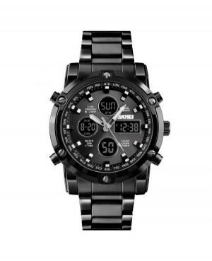 Men Fashion Functional Quartz Digital Watch Chronograph SKMEI 1389BK Black Dial 48mm