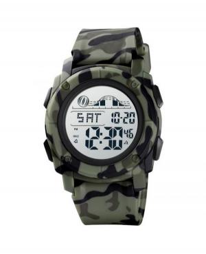 Mężczyźni sportowy Funkcjonalny kwarcowy cyfrowe Zegarek Timer SKMEI 1576CMGN Szary Dial 48mm