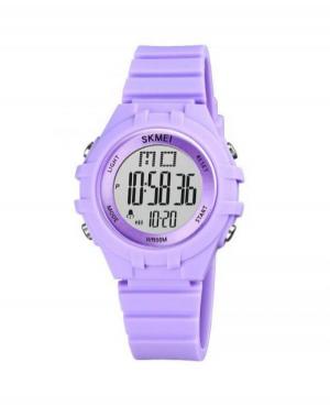 Women Functional Quartz Digital Watch Alarm SKMEI 1716PL Grey Dial 38mm