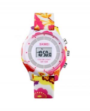 Women Functional Quartz Digital Watch Alarm SKMEI 1596 CMFL Grey Dial 36mm