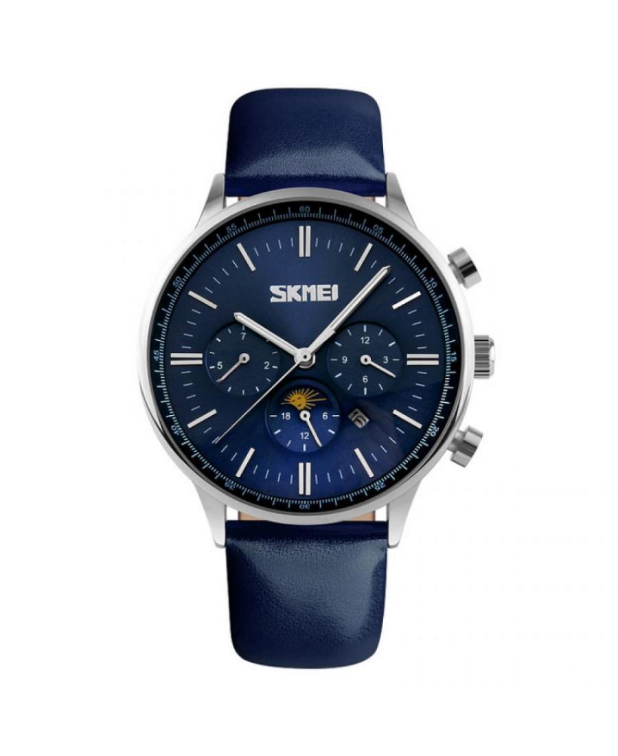 Mężczyźni Moda kwarcowy analogowe Zegarek Chronograf SKMEI 9117SIBU Niebieska Dial 41mm