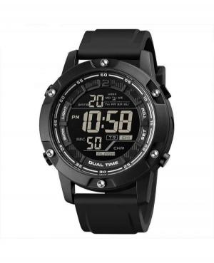 Men Functional Quartz analogue-digital Watch Alarm SKMEI 1762BK Black Dial 48mm
