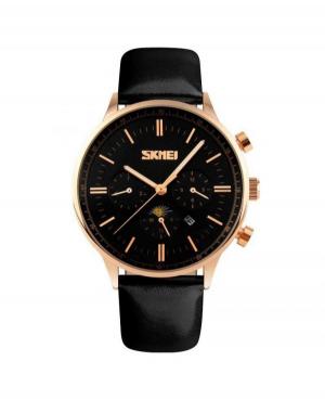Men Fashion Quartz Analog Watch Chronograph SKMEI 9117RGBK Black Dial 41mm