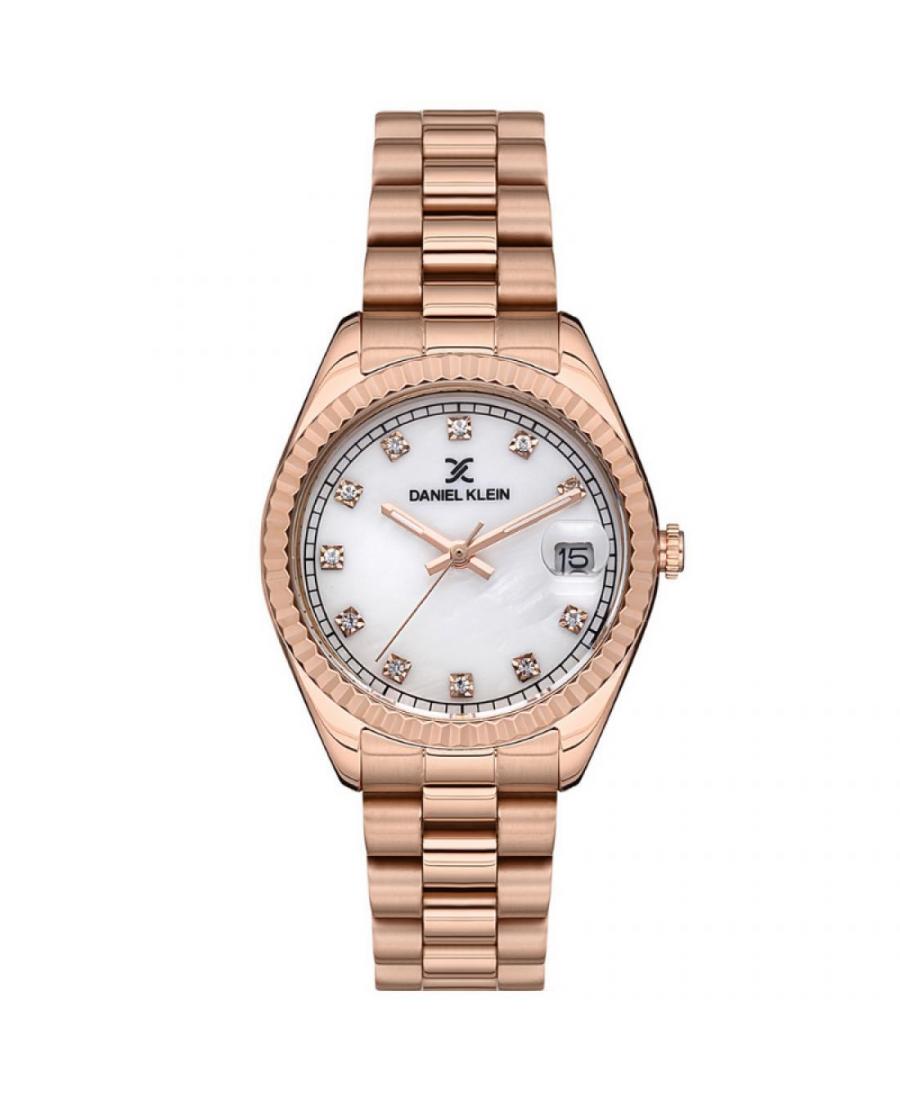 Kobiety Moda klasyczny kwarcowy analogowe Zegarek DANIEL KLEIN DK.1.12779-3 Biały Dial 33mm