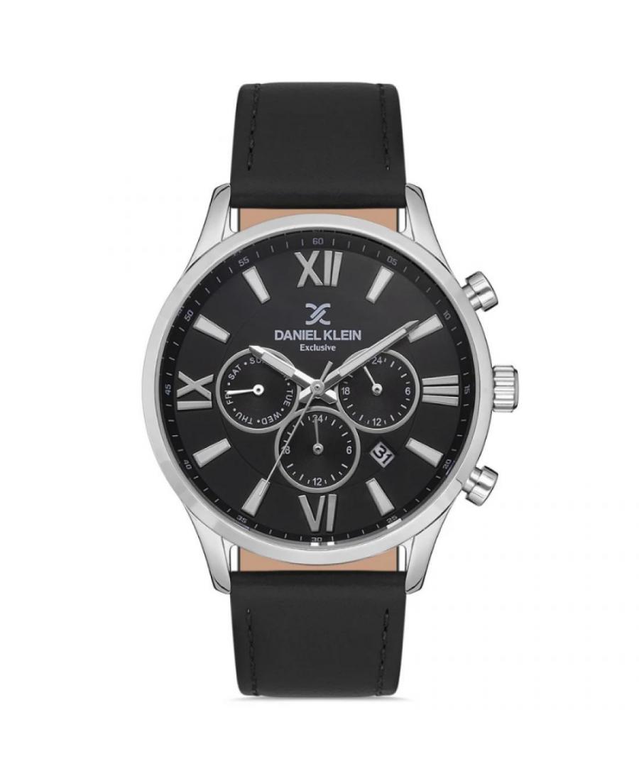 Mężczyźni klasyczny kwarcowy analogowe Zegarek DANIEL KLEIN DK.1.12805-2 Czarny Dial 43mm