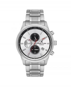 Мужские Fashion Кварцевый Аналоговый Часы DANIEL KLEIN DK.1.12818-1 Серебряного цвета Dial 45mm