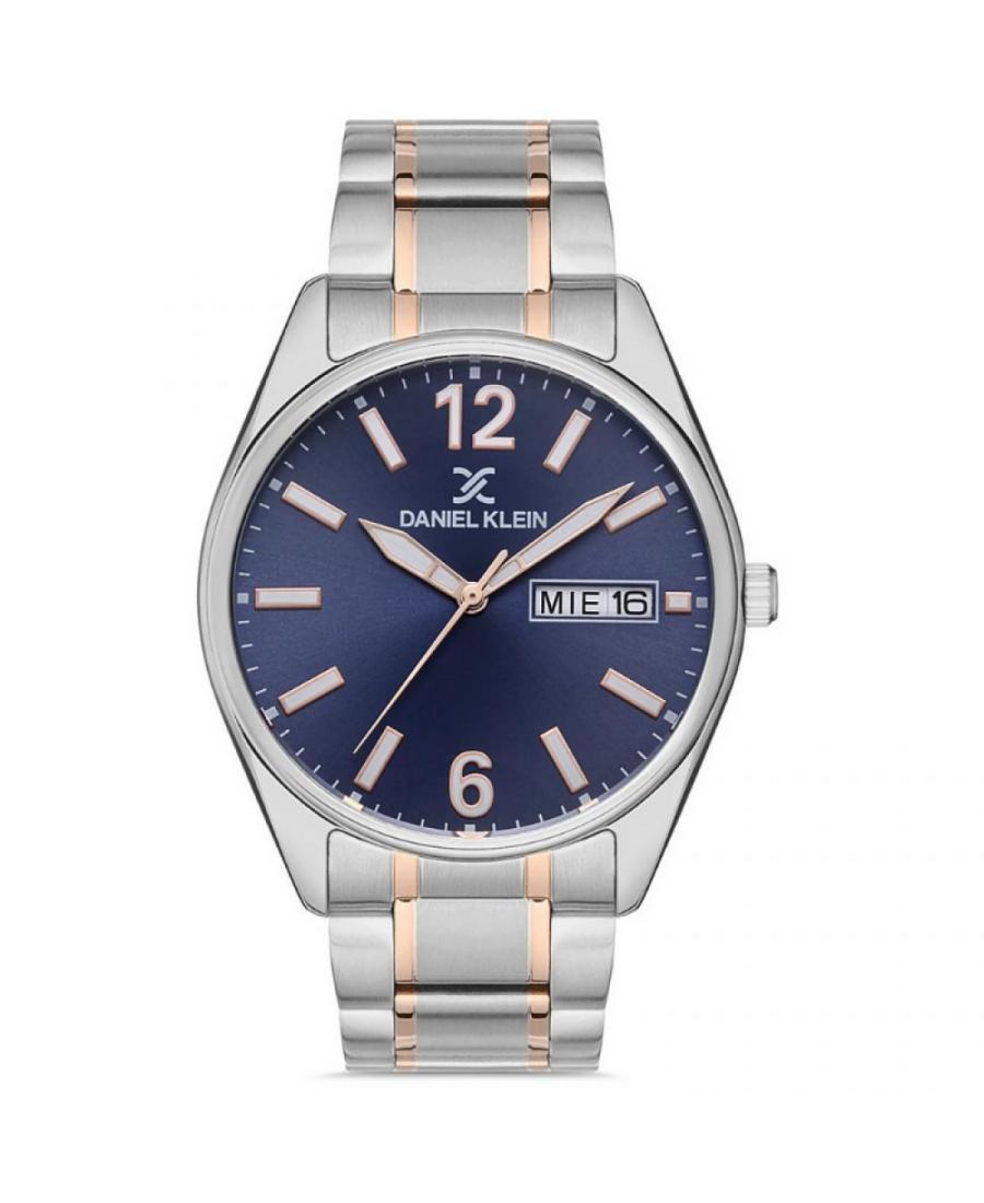 Mężczyźni kwarcowy analogowe Zegarek DANIEL KLEIN DK.1.12857-6 Niebieska Dial 43mm