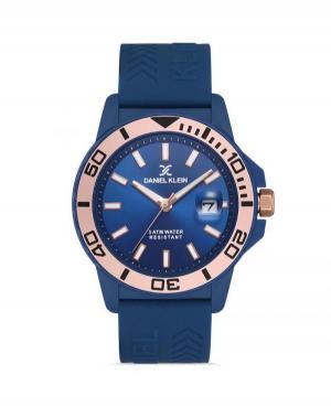 Mężczyźni sportowy kwarcowy analogowe Zegarek DANIEL KLEIN DK.1.12869-2 Niebieska Dial 44mm
