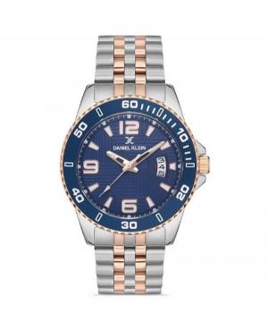Mężczyźni kwarcowy analogowe Zegarek DANIEL KLEIN DK.1.12876-5 Niebieska Dial 44mm