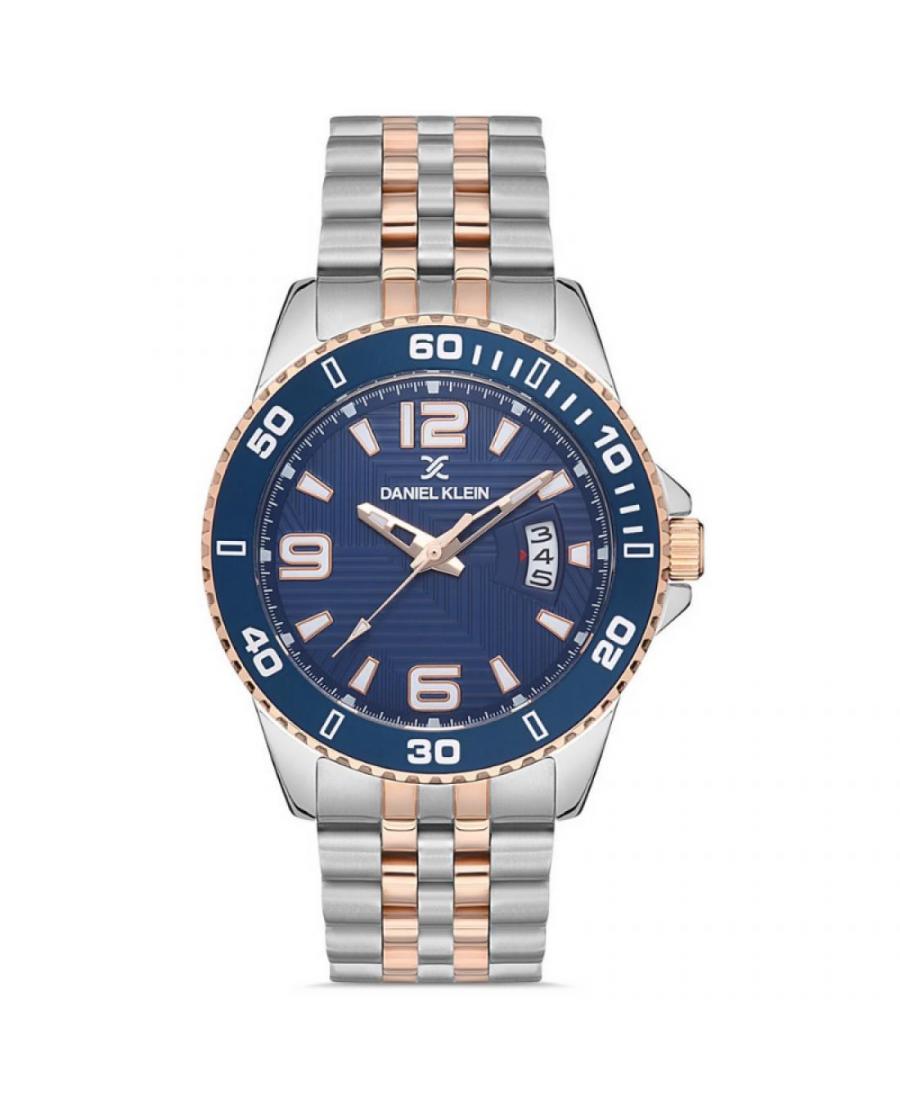 Mężczyźni kwarcowy analogowe Zegarek DANIEL KLEIN DK.1.12876-5 Niebieska Dial 44mm