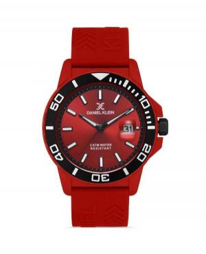 Mężczyźni sportowy kwarcowy analogowe Zegarek DANIEL KLEIN DK.1.12869-4 Czerwony Dial 44mm