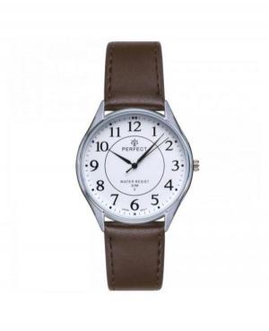 Mężczyźni klasyczny kwarcowy analogowe Zegarek PERFECT PF-G500-S002 Biały Dial 42.5mm