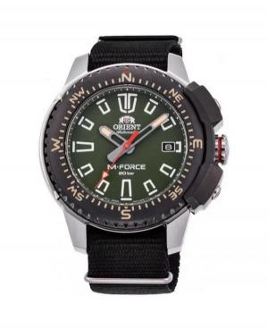Men Sports Functional Diver Japan Automatic Analog Watch ORIENT RA-AC0N03E10B Green Dial 46mm