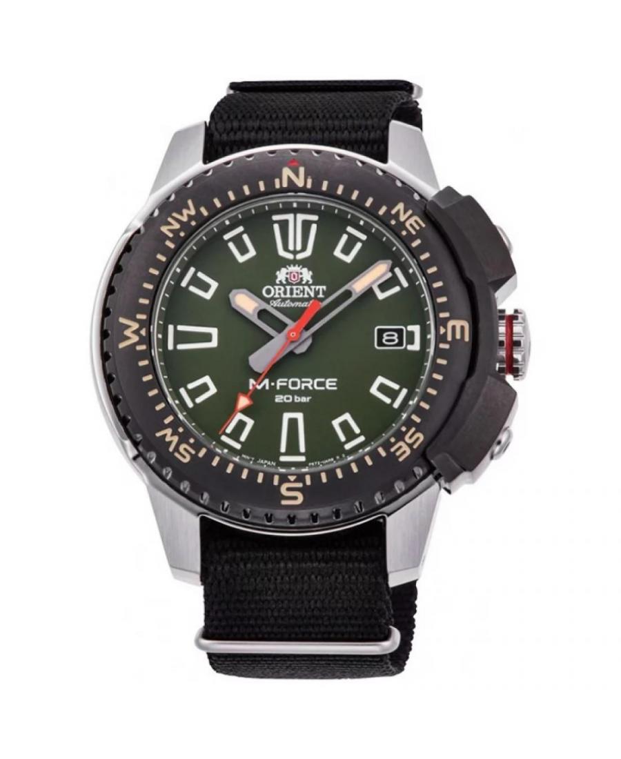 Men Japan Sports Functional Automatic Watch Orient RA-AC0N03E10B Green Dial