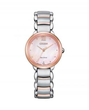 Women Japan Eco-Drive Watch Citizen EM0924-85Y Mother of Pearl Dial