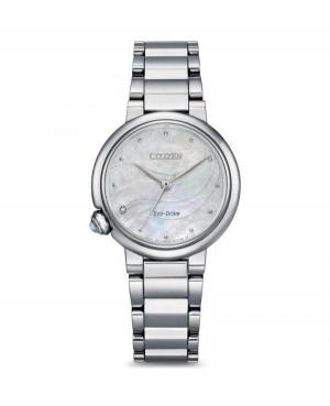 Women Japan Eco-Drive Analog Watch CITIZEN EM0910-80D Mother of Pearl Dial 30mm