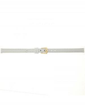 Watch Strap CONDOR Extra Long 123L.09.08.Y Skóra Skórzany Biały 8 mm