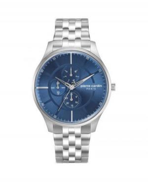 Men Classic Quartz Analog Watch PIERRE CARDIN A.PC902731F06 Blue Dial 43mm