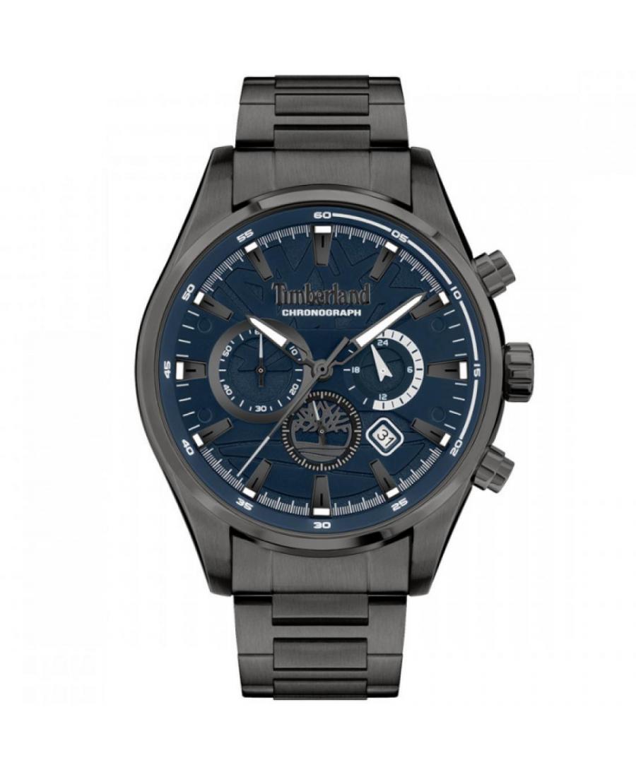 Mężczyźni sportowy Funkcjonalny kwarcowy analogowe Zegarek Chronograf TIMBERLAND TDWGI2102405 Niebieska Dial 46mm
