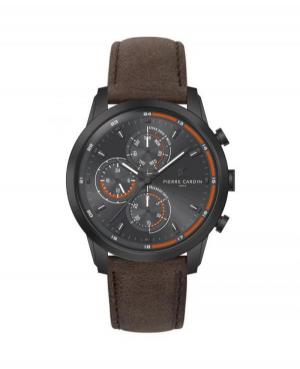 Men Classic Functional Quartz Watch Pierre Cardin CCP.5009 Black Dial