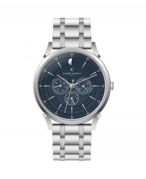 Men Classic Functional Quartz Watch Pierre Cardin CPI.2109 Blue Dial