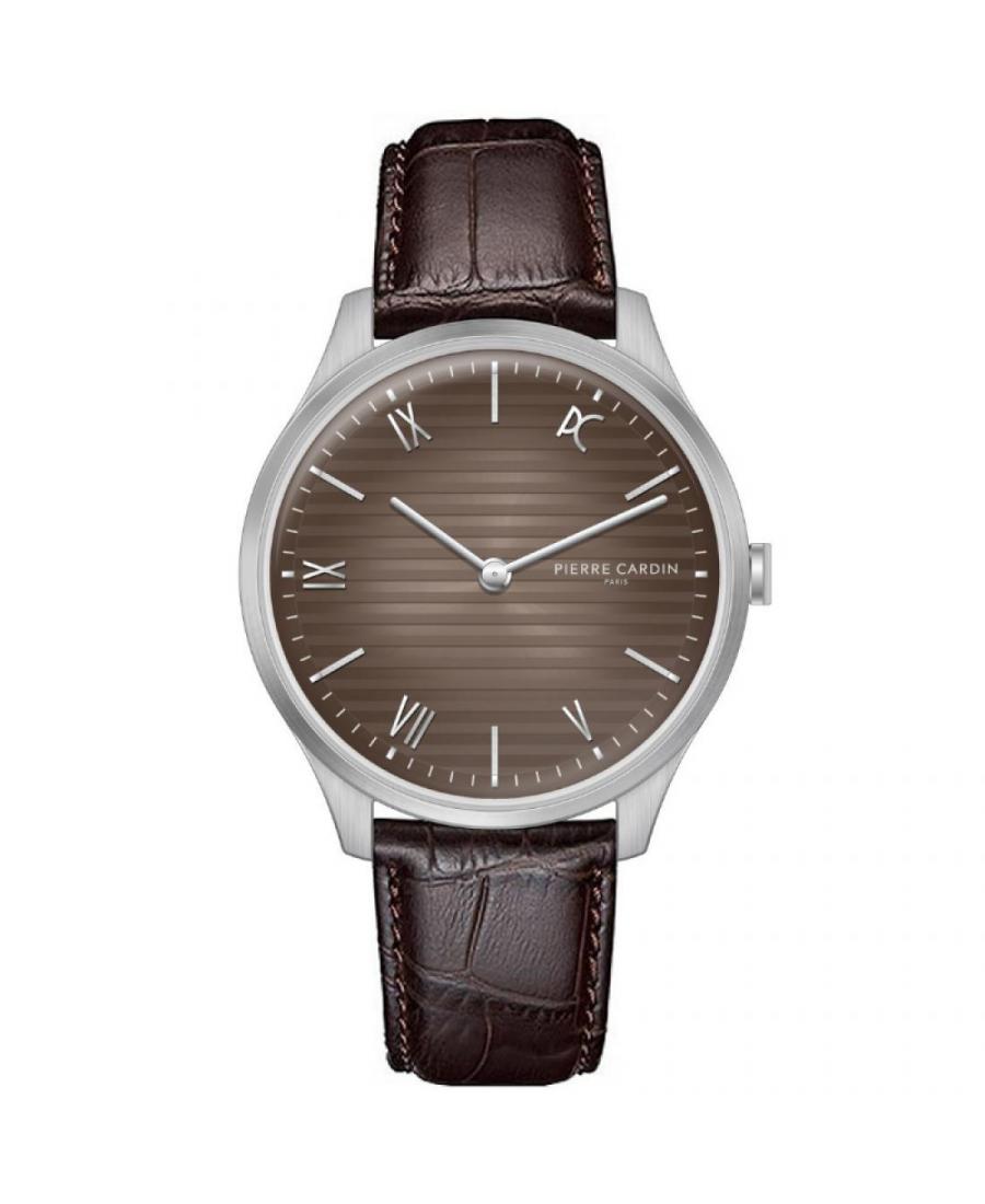 Men Classic Quartz Watch Pierre Cardin CBA.4023 Brown Dial