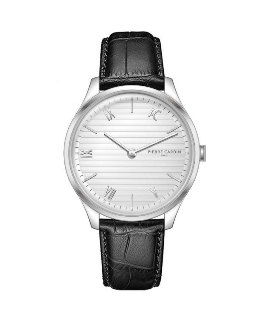 Men Classic Quartz Watch Pierre Cardin CBA.4016 White Dial