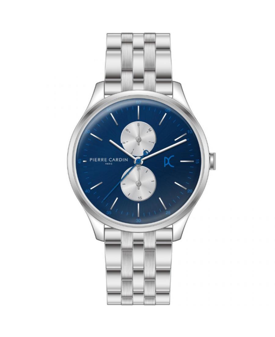 Men Classic Quartz Watch Pierre Cardin CBA.4027 Blue Dial