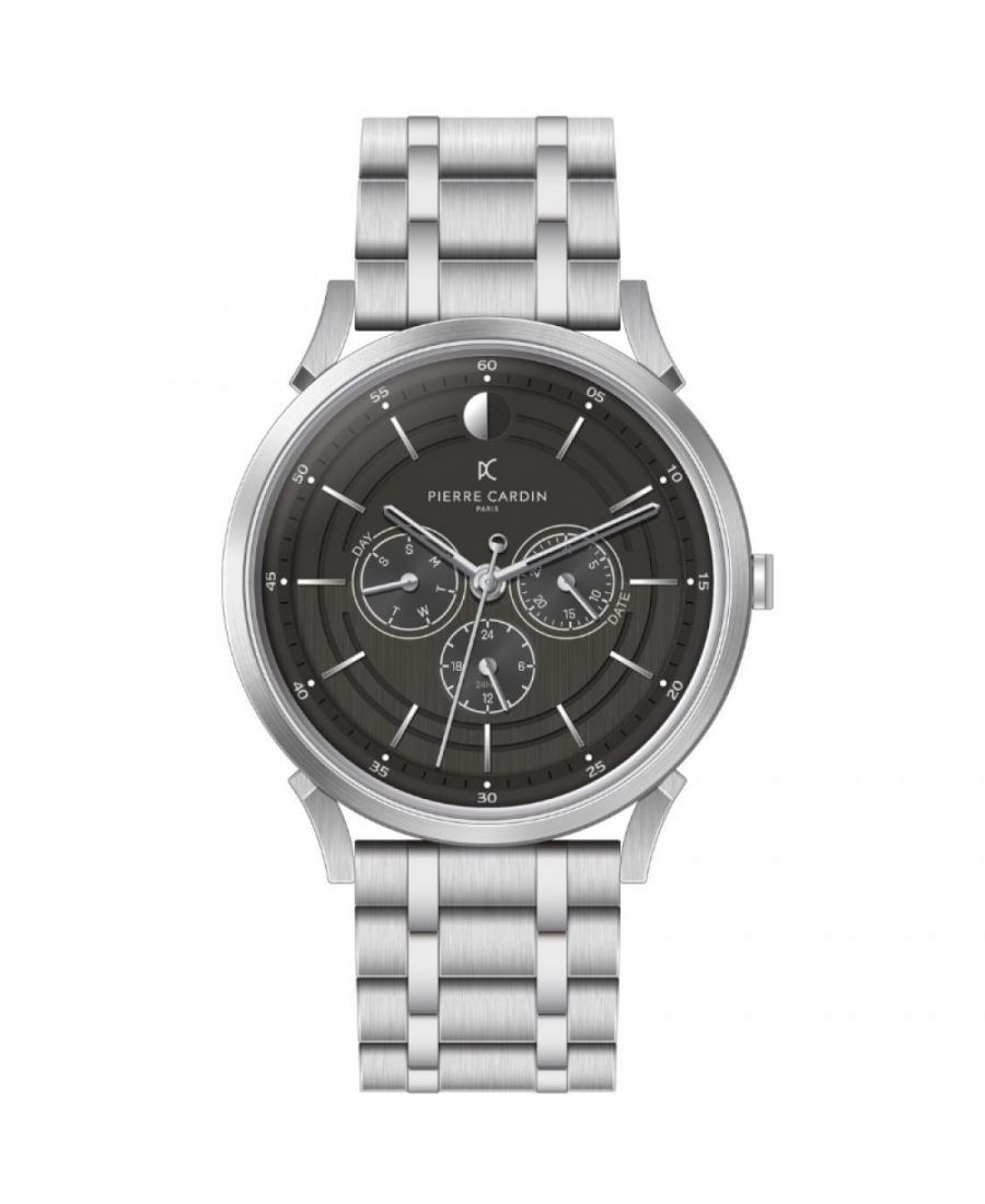 Men Classic Functional Quartz Watch Pierre Cardin CPI.2105 Black Dial