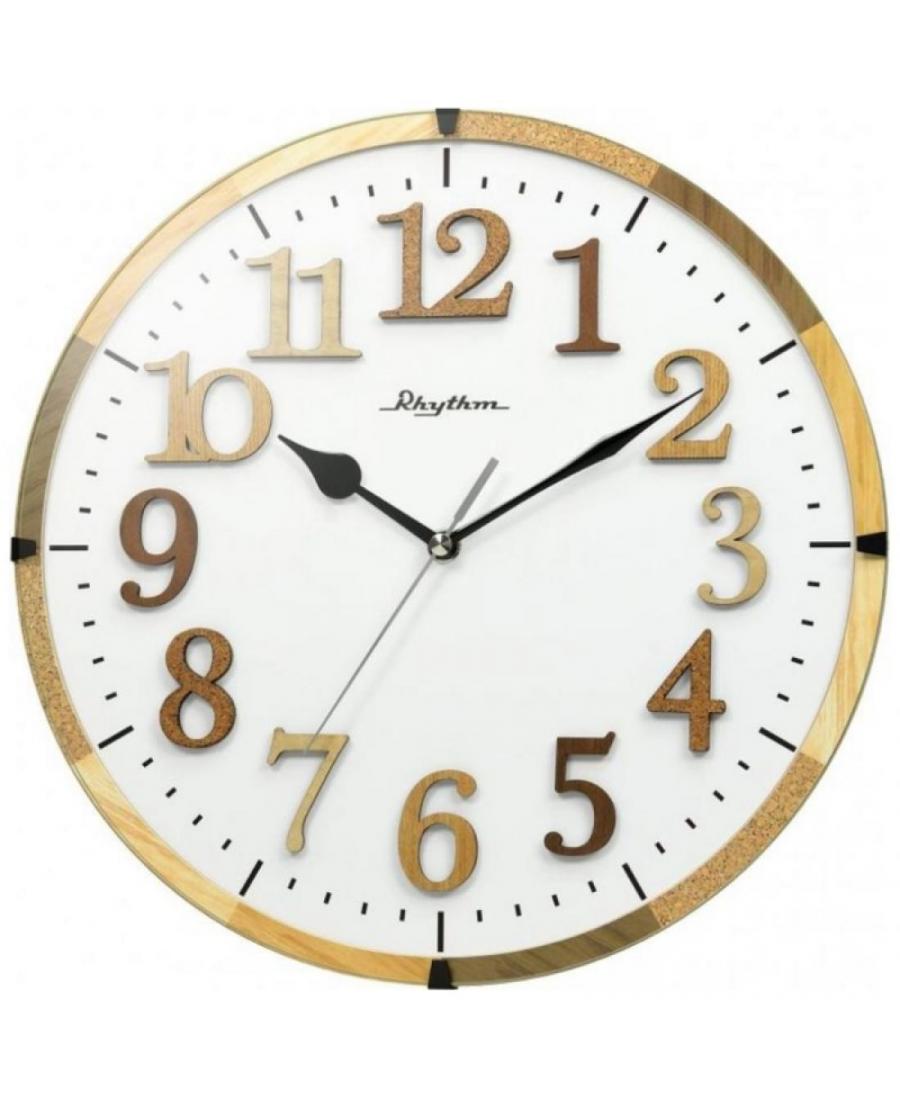 Rhythm CMG130NR06 wall clock Glass Geltonas