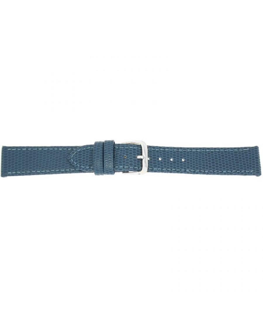 Ремешок для часов CONDOR Lizard Grain Strap 177R.05.18.W Кожа Синий 18 мм