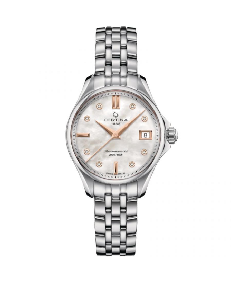 Women Swiss Classic Automatic Watch Certina C032.207.11.116.00 Mother of Pearl Dial