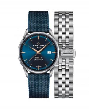 Men Classic Luxury Swiss Automatic Analog Watch CERTINA C029.807.11.041.02 Blue Dial 40mm